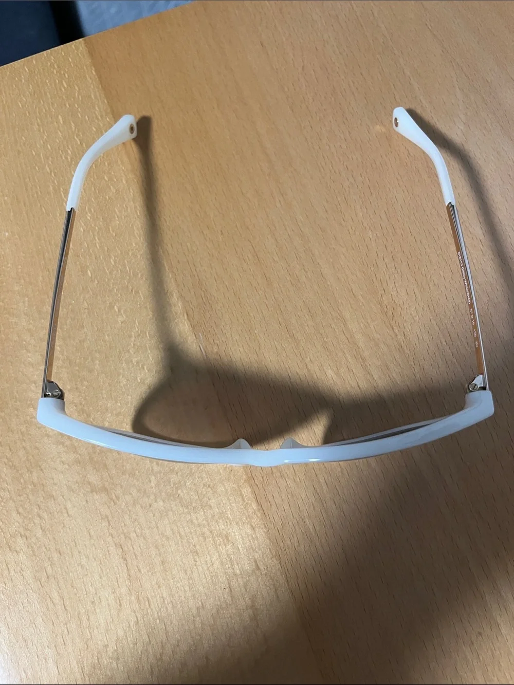 Coach Cream Frame Sunglasses with Brown Gradient Lenses